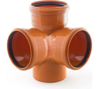 Крестовина  ПП 110/110/110х87 наруж. канализац. РТП двухпл. 