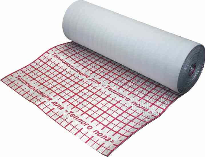 Подложка для теплого пола Varmega, мат. комб. 3 мм (рулон 30 кв.м.) 1,2 м - 25 м х 3 м VM35101