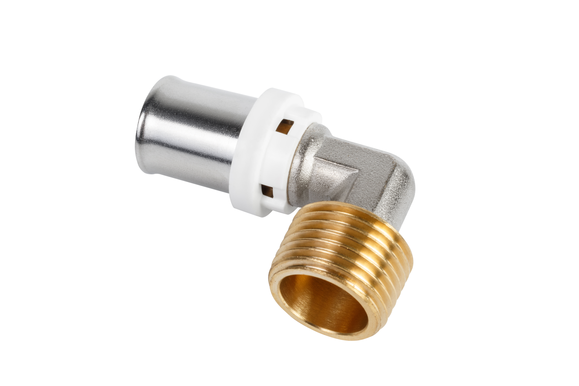 K-FLEX пресс-фитинг угол 90°с наружной резьбой 16х1/2"мм