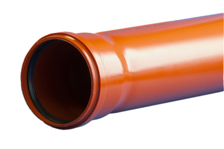 Труба ПП наружная РТП 110х3,4х1000 оранж.SN4 11210